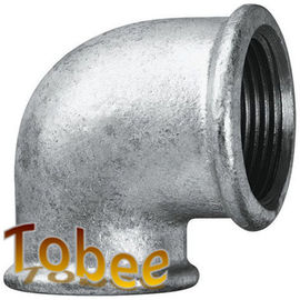 Codo de 90 grados de hierro maleable galvanizado en caliente proveedor
