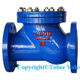 VÁLVULA DE RETENCIÓN TIPO COLUMPIO DE HIERRO FUNDIDO DE 6 PULGADAS ANSI 125LB proveedor